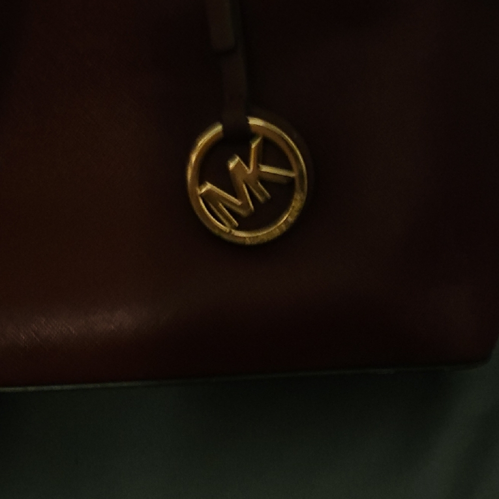 Michael Kors Deep Red Tote Bag - Picture 4 of 9